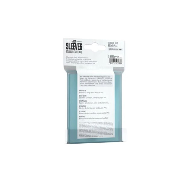Gamegenic - Just Sleeves - Standard Card Game Clear (50 Kartenh&uuml;llen)