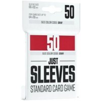 Gamegenic - Just Sleeves - Standard Card Game Red (50 Kartenh&uuml;llen)