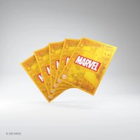 Gamegenic - Marvel Champions Art Sleeves - Marvel Orange Standardgr&ouml;&szlig;e (50 Kartenh&uuml;llen)