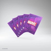 Gamegenic - Marvel Champions Art Sleeves - Marvel Purple Standardgr&ouml;&szlig;e (50 Kartenh&uuml;llen)