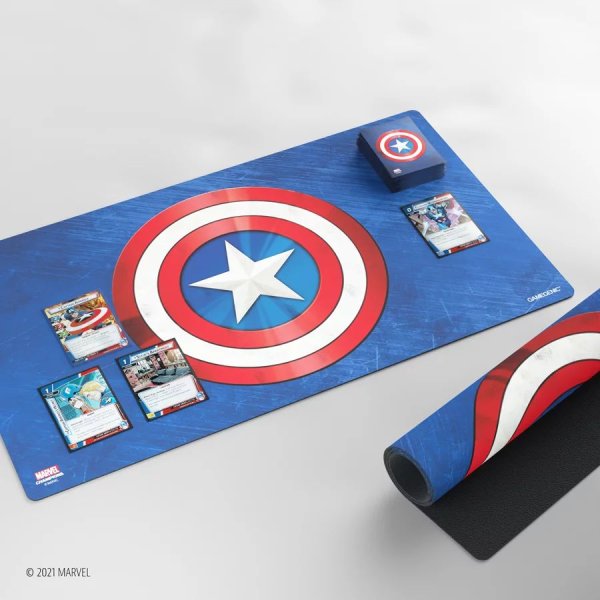 Gamegenic - Marvel Champions Game Mat - Captain America - Spielmatte