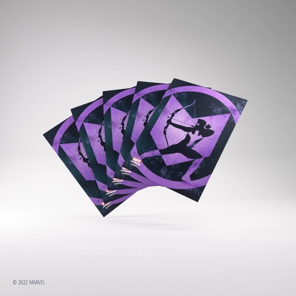 Gamegenic - Marvel Champions Art Sleeves - Hawkeye Standardgr&ouml;&szlig;e (50 Kartenh&uuml;llen)