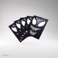 Gamegenic - Marvel Champions Art Sleeves - Venom Standardgr&ouml;&szlig;e (50 Kartenh&uuml;llen)