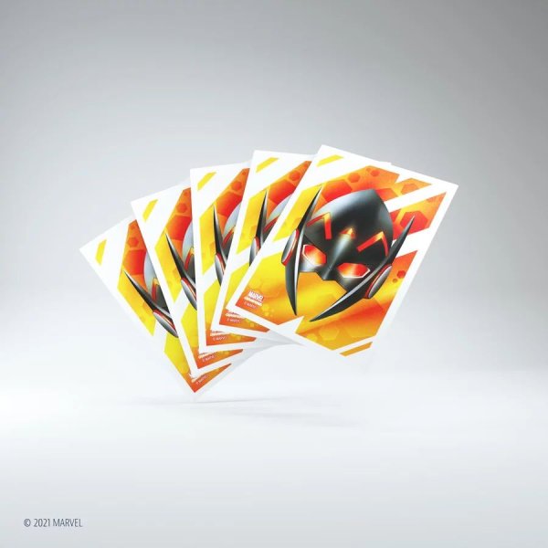 Gamegenic - Marvel Champions Art Sleeves - Wasp Standardgr&ouml;&szlig;e (50 Kartenh&uuml;llen)