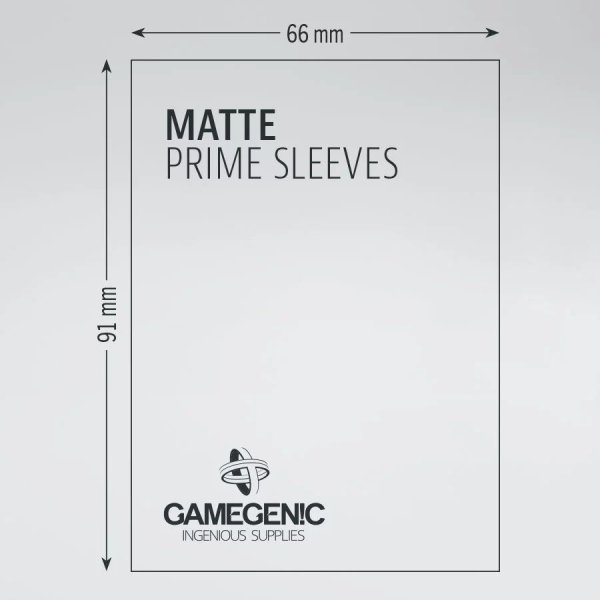 Gamegenic - Matte Double Sleeving Pack 100 (2x100 Kartenh&uuml;llen)