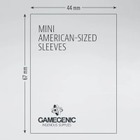 Gamegenic - Matte Mini American-Sized Boardgame Sleeves (50 Kartenh&uuml;llen)