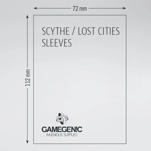 Gamegenic - Matte Scythe/Lost Cities Sleeves (60 Kartenh&uuml;llen)