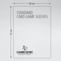 Gamegenic - Matte Standard Card Game Sleeve Value Pack 200 Standardgr&ouml;&szlig;e (200 Kartenh&uuml;llen)