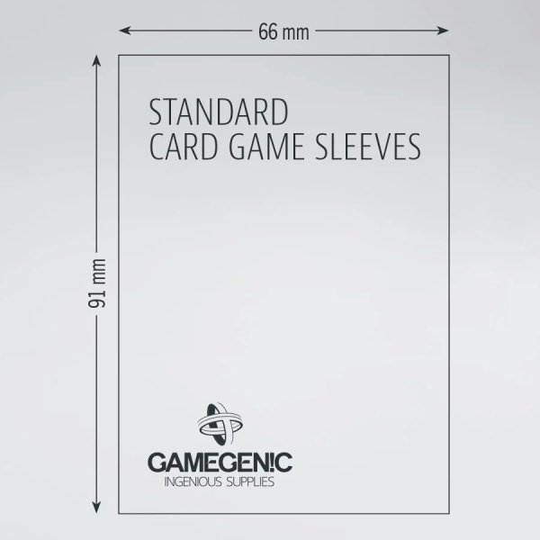 Gamegenic - Matte Standard Card Game Sleeves Standardgr&ouml;&szlig;e (50 Kartenh&uuml;llen)
