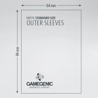 Gamegenic - Outer Sleeves Matte Standard Size (50 Kartenhüllen)
