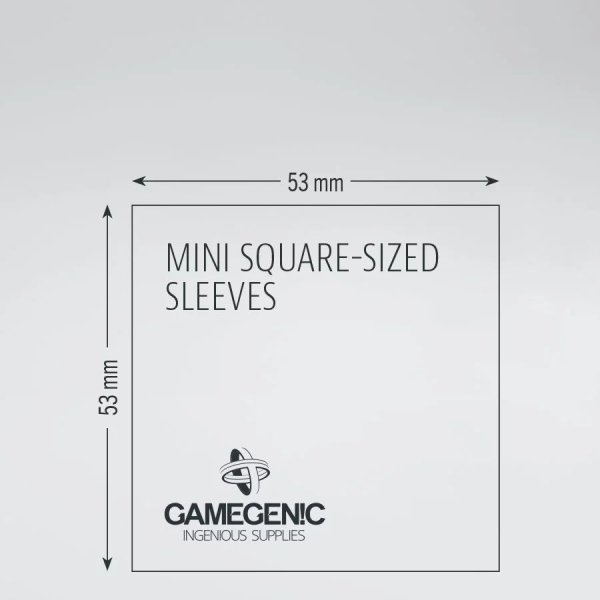Gamegenic - Prime Mini Square-Sized Sleeves (50 Kartenh&uuml;llen)