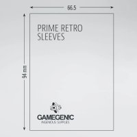 Gamegenic - Prime Retro Sleeves (50 Kartenh&uuml;llen)