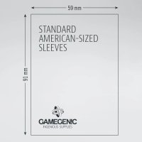 Gamegenic - Prime Standard American-Sized Sleeves (50 Kartenh&uuml;llen)