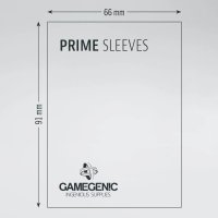Gamegenic - Prime Sleeves Black (100 Kartenhüllen)