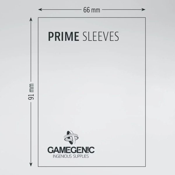 Gamegenic - Prime Sleeves Lime (100 Kartenh&uuml;llen)