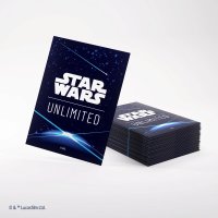 Gamegenic - Star Wars: Unlimited Art Sleeves Double Sleeving Pack - Space Blue (2x60 Kartenh&uuml;llen)