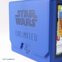 Gamegenic - Star Wars: Unlimited Double Deck Pod - Blue - Deck Box