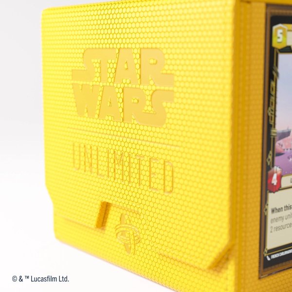 Gamegenic - Star Wars: Unlimited Double Deck Pod - Yellow - Deck Box