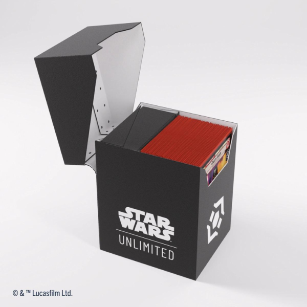 Gamegenic - Star Wars: Unlimited Soft Crate - Black/White - Deck Box