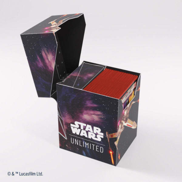 Gamegenic - Star Wars: Unlimited Soft Crate - X-Wing/TIE Fighter - Deck Box