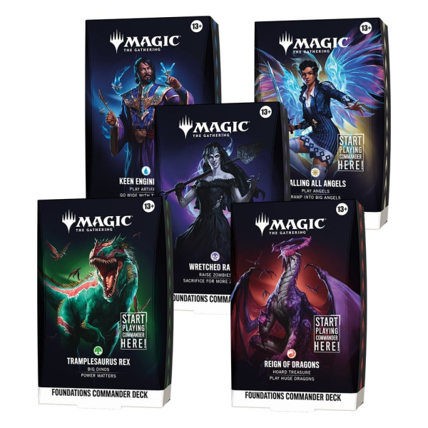 Foundations alle 5 Commander Decks (englisch) VORVERKAUF