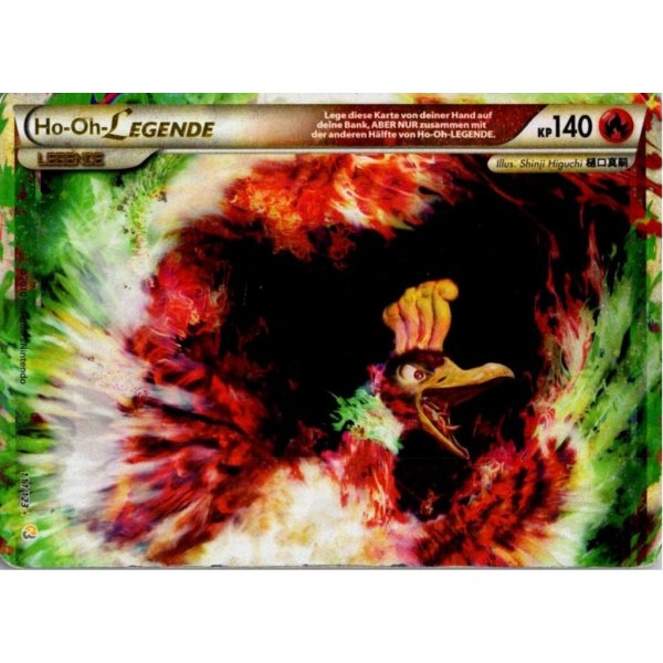 Ho-Oh-Legende (oben) HOLO