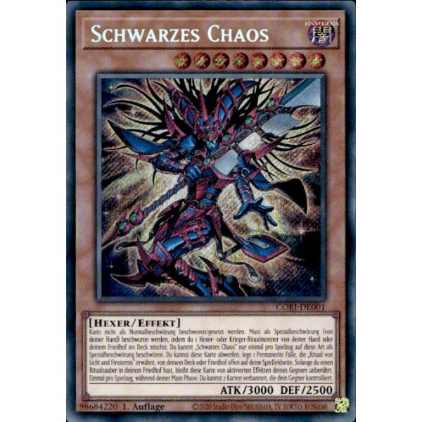 Schwarzes Chaos CORI-DE001 (Secret Rare)