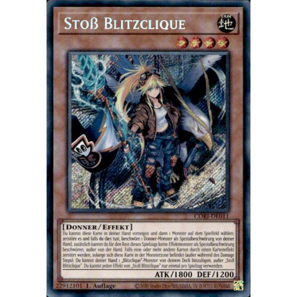 Sto&szlig; Blitzclique CORI-DE011 (Secret Rare)