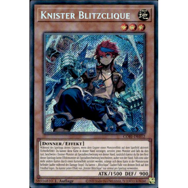 Knister Blitzclique CORI-DE012 (Secret Rare)
