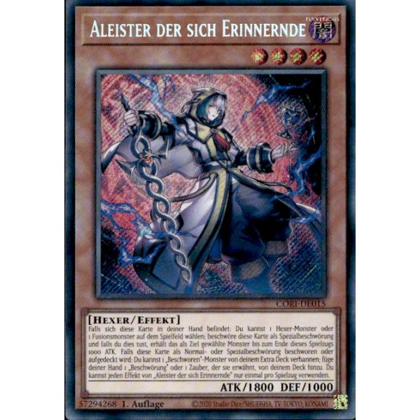 Aleister der sich Erinnernde CORI-DE015 (Secret Rare)