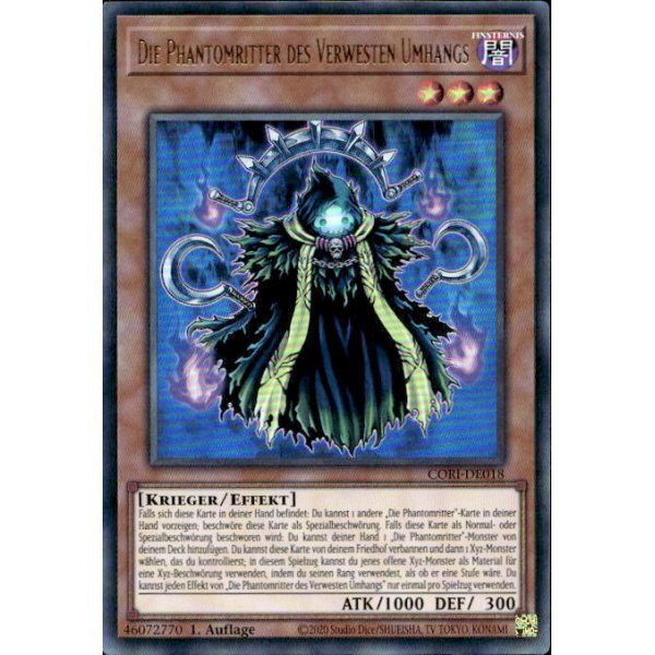 Die Phantomritter des Verwesten Umhangs CORI-DE018 (Ultra Rare)