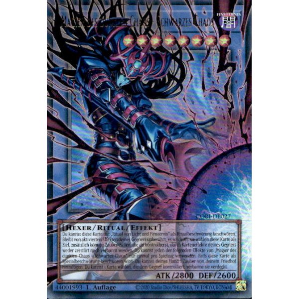 Magier des dunklen Chaos - Schwarzes Chaos CORI-DE027 (Extended Ultra Rare)