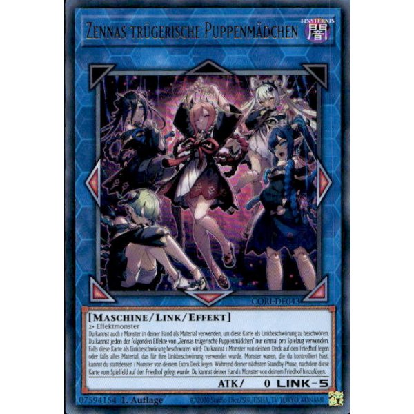 Zennas tr&uuml;gerische Puppenm&auml;dchen CORI-DE043 (Ultra Rare)