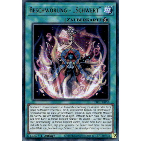 Beschw&ouml;rung - &bdquo;Schwert&ldquo; CORI-DE053 (Ultra Rare)