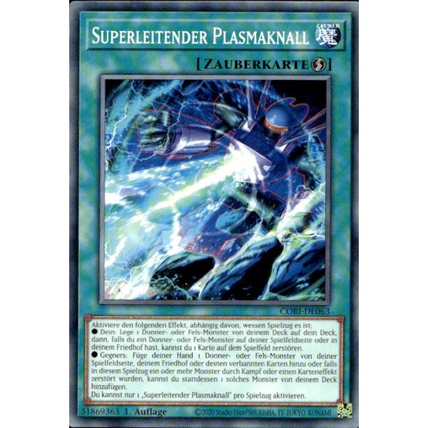 Superleitender Plasmaknall CORI-DE063