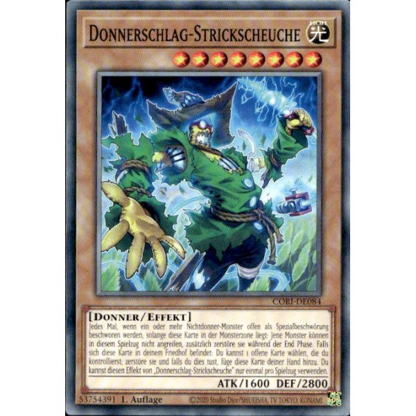 Donnerschlag-Strickscheuche CORI-DE084
