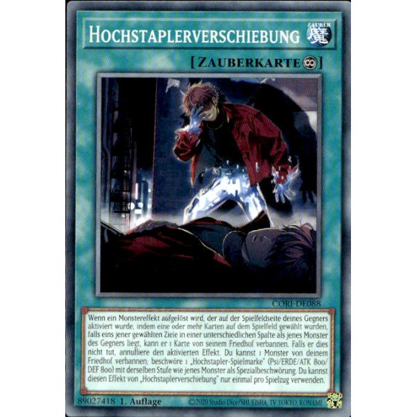 Hochstaplerverschiebung CORI-DE088