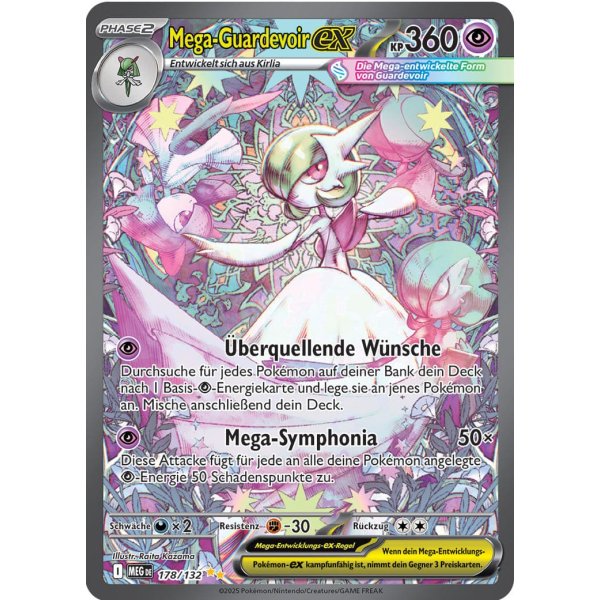 Mega-Guardevoir-ex 178/132 Special Illustration Rare (bespielt)
