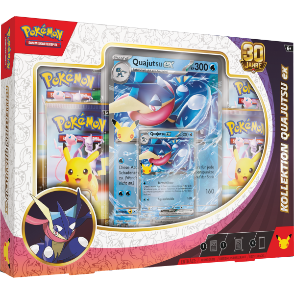 Pokemon 30 Jahre Quajutsu-ex Kollektion (deutsch) VORVERKAUF