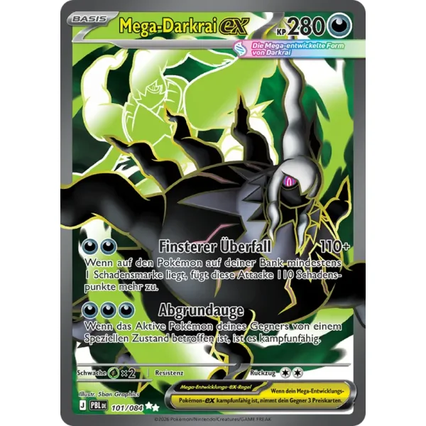 Mega-Darkrai-ex 101/084 Fullart