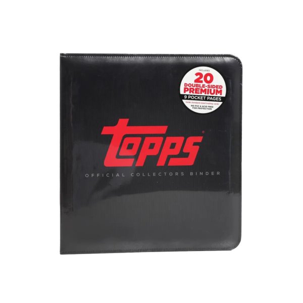 Topps Official Collectors 9-Pocket Binder - Black