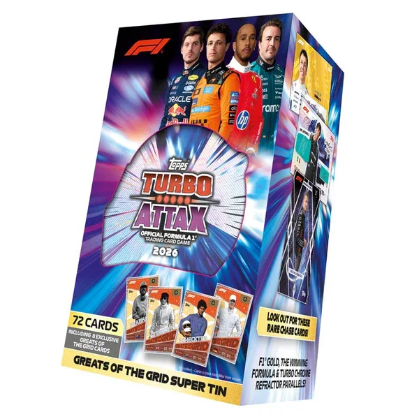 Topps Formula 1 2026 Turbo Attax Super Tin - Greats of the Grid