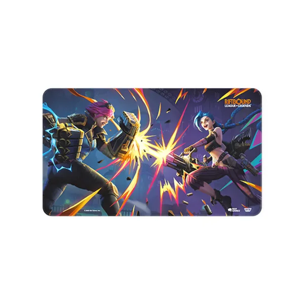 Riftbound: League of Legends - Vendetta Vi vs Jinx Playmat
