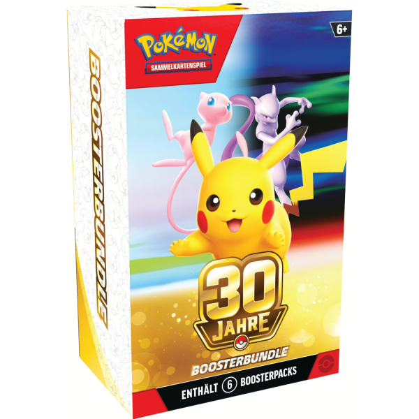 Pokemon 30 Jahre Booster Bundle (deutsch) VORVERKAUF