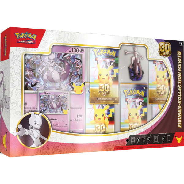 Pokemon 30 Jahre Mewtu Figuren-Kollektion (deutsch) VORVERKAUF