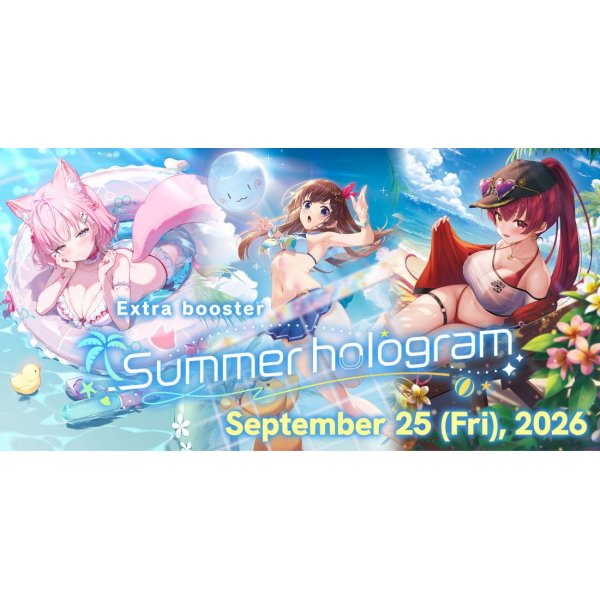 hololive OFFICIAL CARD GAME Summer hologram Extra Booster Display (englisch) VORVERKAUF