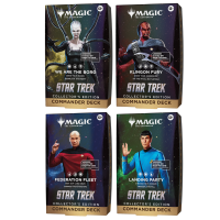 Star Trek alle 4 Collector's Edition Commander Decks - Sealed Case (englisch) VORVERKAUF