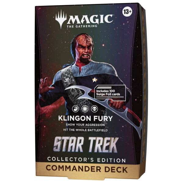 Star Trek - Collectors Edition Commander Deck - Klingon Fury (englisch) VORVERKAUF