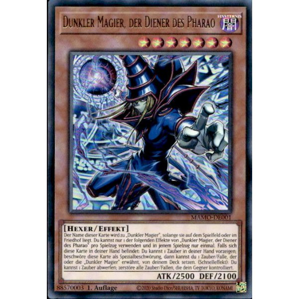 Dunkler Magier, der Diener des Pharao MAMO-DE001 (Ultra Rare)