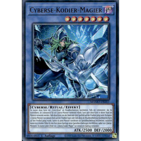 Cyberse-Kodier-Magier MAMO-DE017 (Ultra Rare)